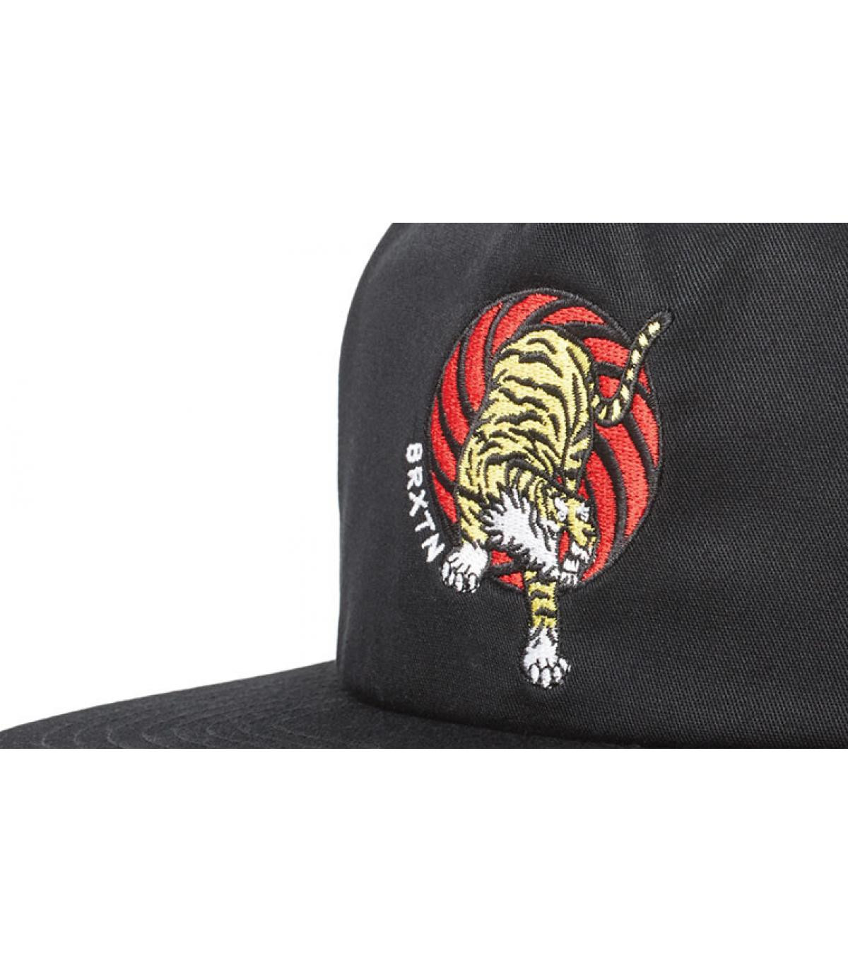 Cap Brixton schwarz Tiger